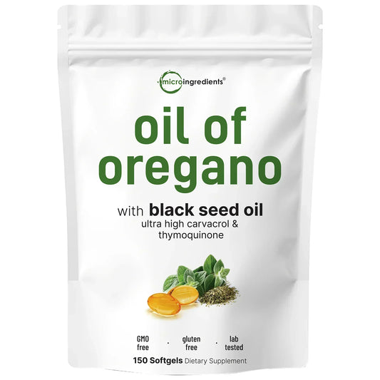 Oregano Oil & Black Seed Oil Softgels - 2-in-1 Foundational Wellness-Shop
