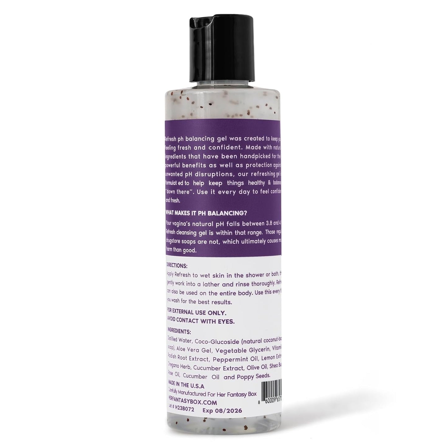 Her Fantasy Box | Refresh pH Balancing Shower Gel Natural Feminine Hygiene Solution-Shop