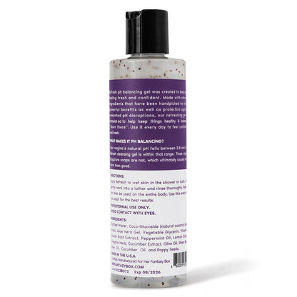 Her Fantasy Box | Refresh pH Balancing Shower Gel Natural Feminine Hygiene Solution-Shop
