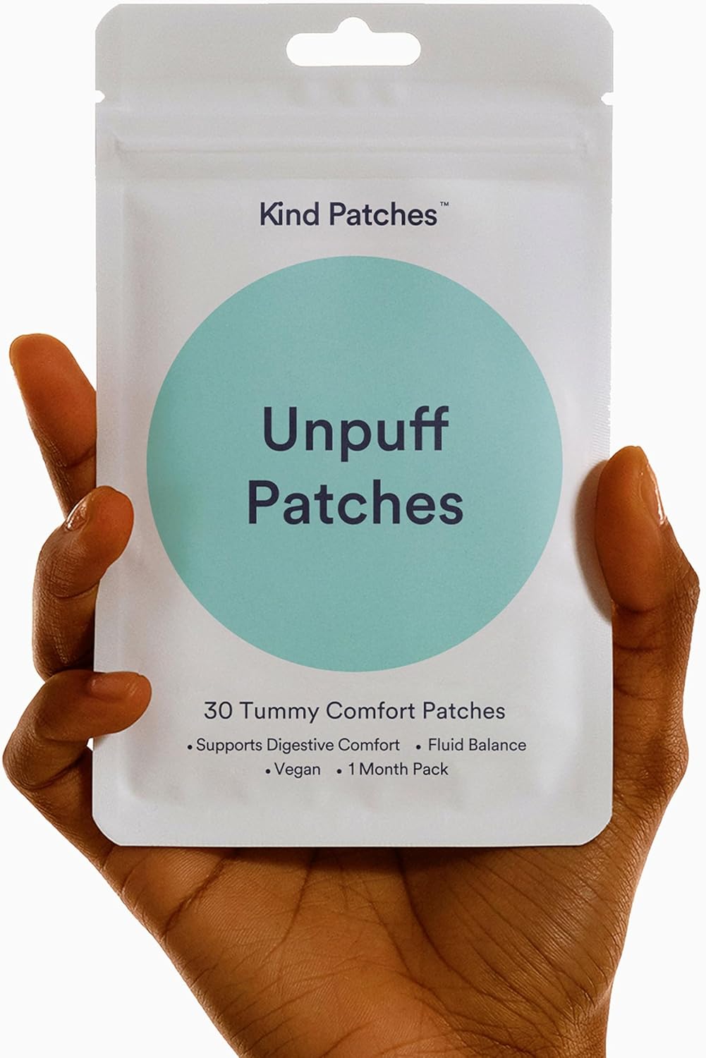 Unpuff Detox Patches | Dandelion & Ginger Herbal Vitamin Patch for Bloating & Water Retention | 30 Vegan Patches-Shop