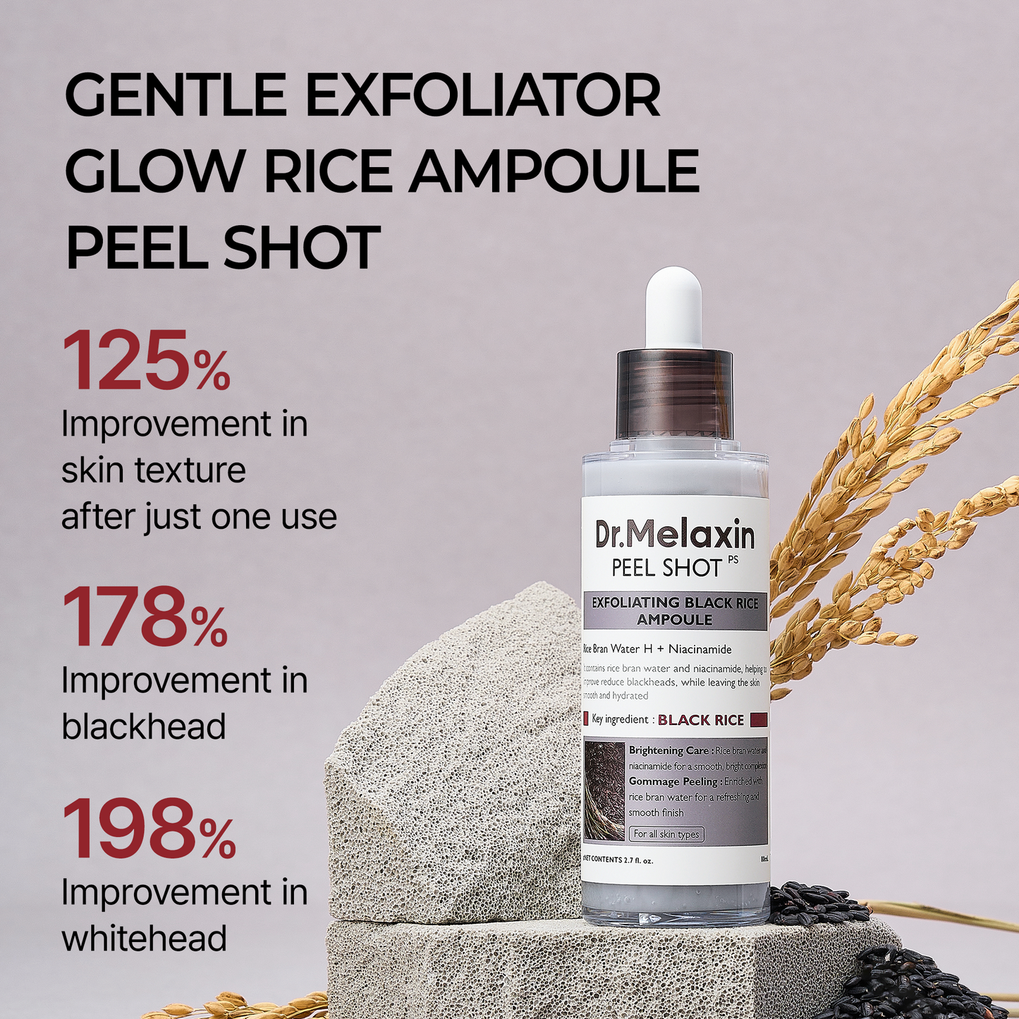 Peel Shot Glow Black Rice Ampoule-Shop