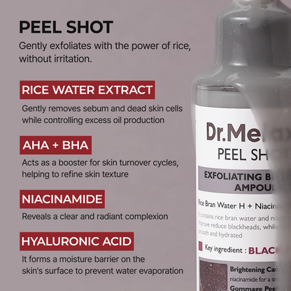 Peel Shot Glow Black Rice Ampoule-Shop