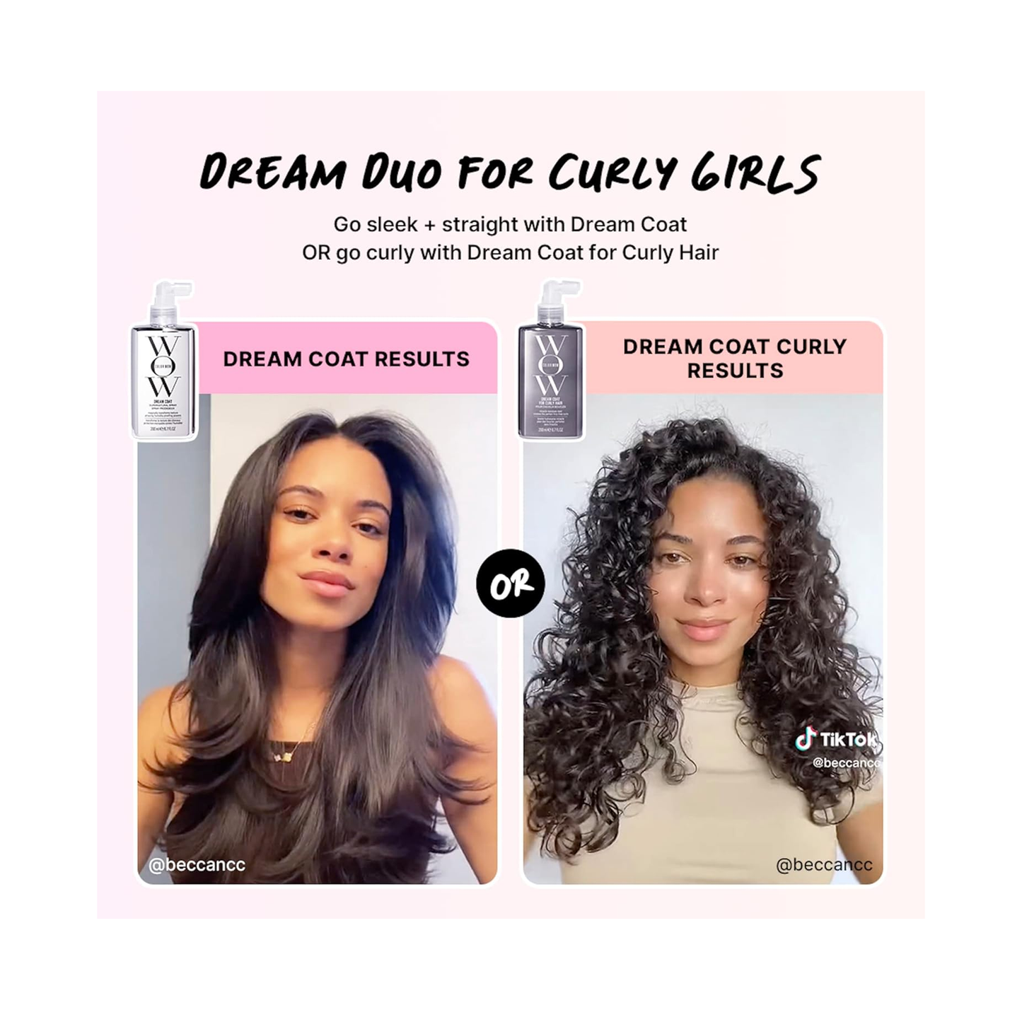 Color Wow Dream Coat Duo 6.7oz (Supernatural + Curly)-Shop