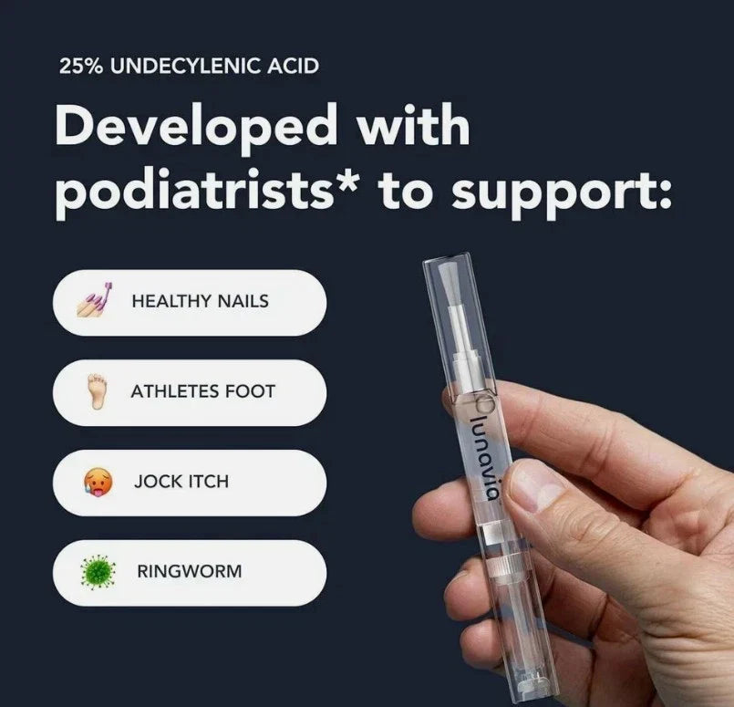 Lunavia Antifungal Pen: 25% Undecylenic Acid Toenail Fungus Treatment
